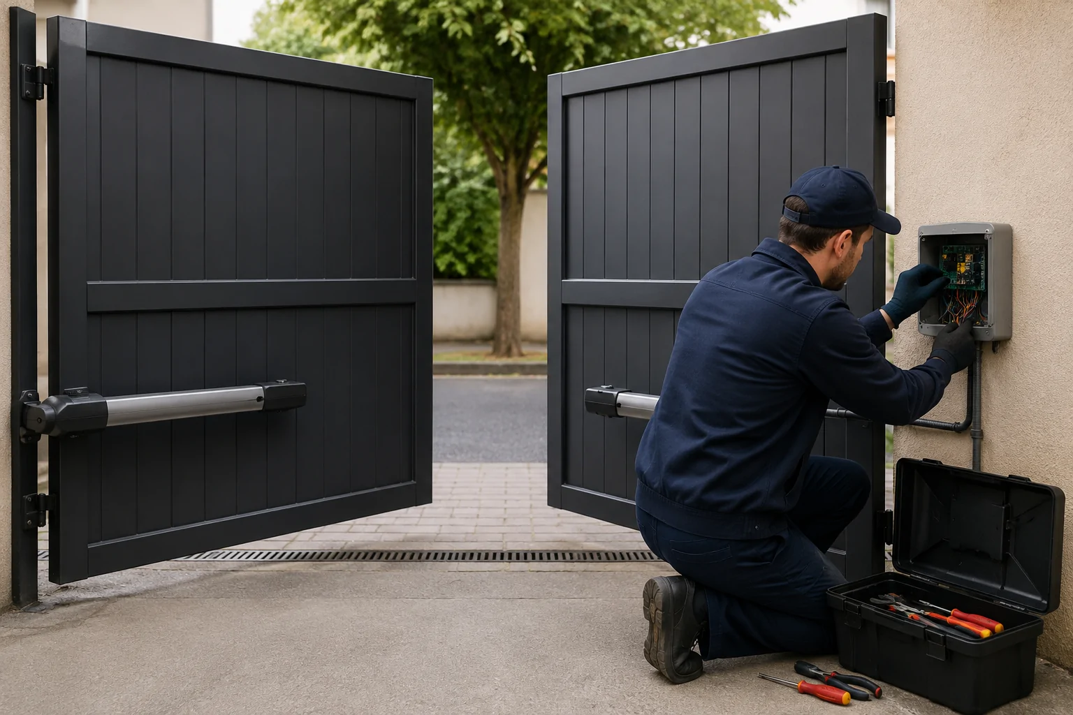 Mantenimiento Reparacion Puertas de Garaje Batientes - Mantenimiento Reparaci&oacute;n Puertas de Garaje Batientes Barcelona Valencia Madrid